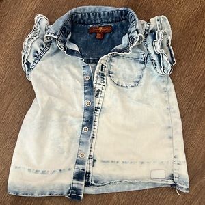 ☀️7 for all mankind girls’ top
